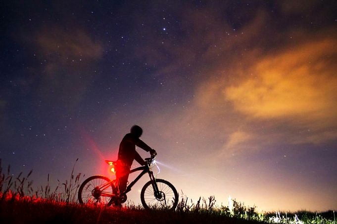 Fahrradfahren Teil 9. Fahren Bei Nacht